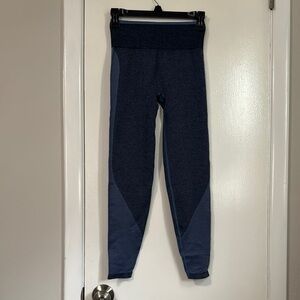 PINK Victoria's Secret Blue Leggings Tapered Fit Elastic Waistband